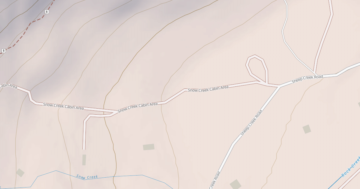 Map preview of SHEEP CREEK WEST SUMMER HOMES