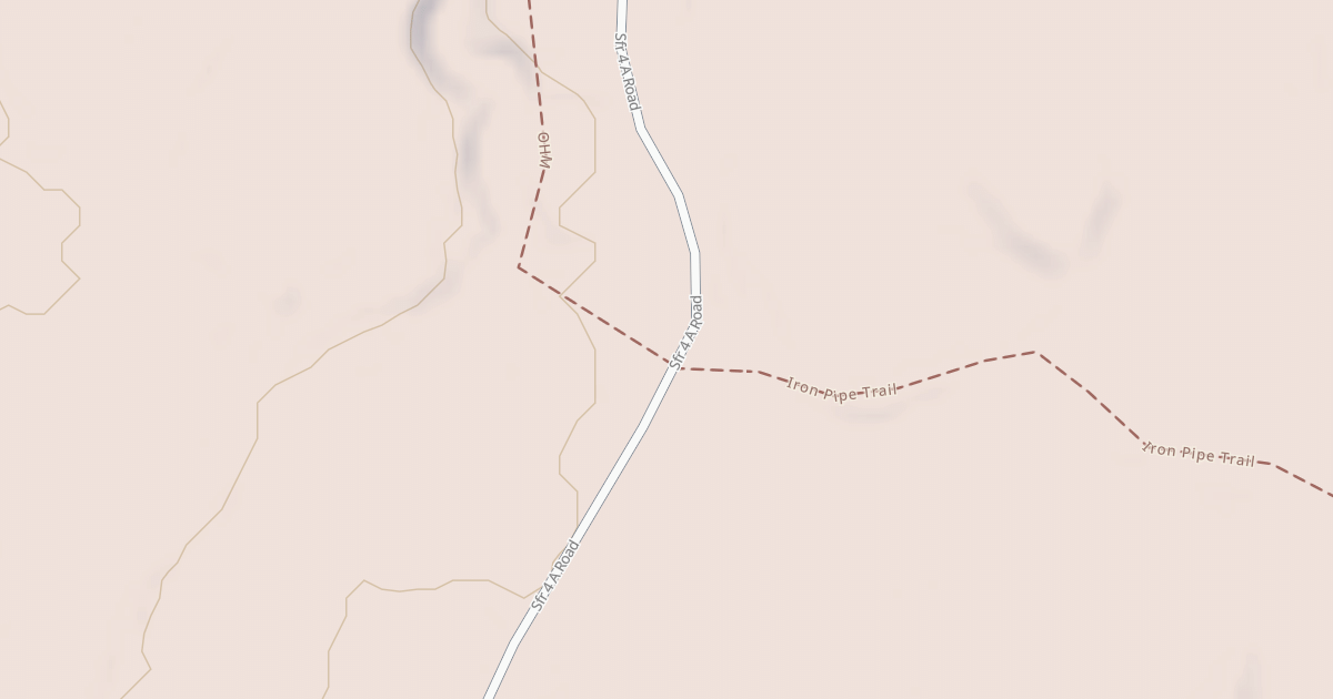 Map preview of Straight Arrows Trail