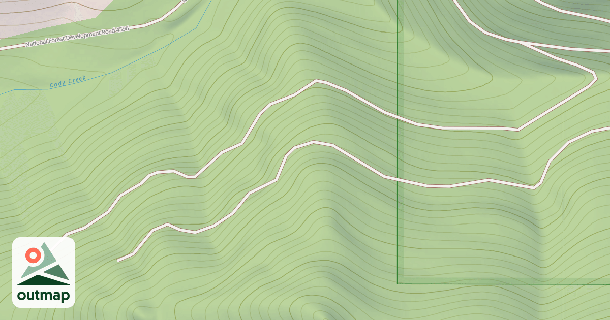 Map of CODY-MT STERLING A