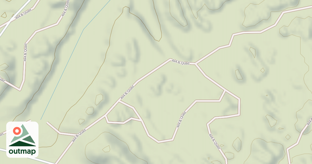 Map of Interlake State Recreation Area Trails