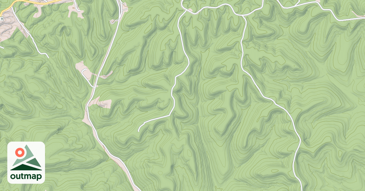 Map of BLUE RIDGE