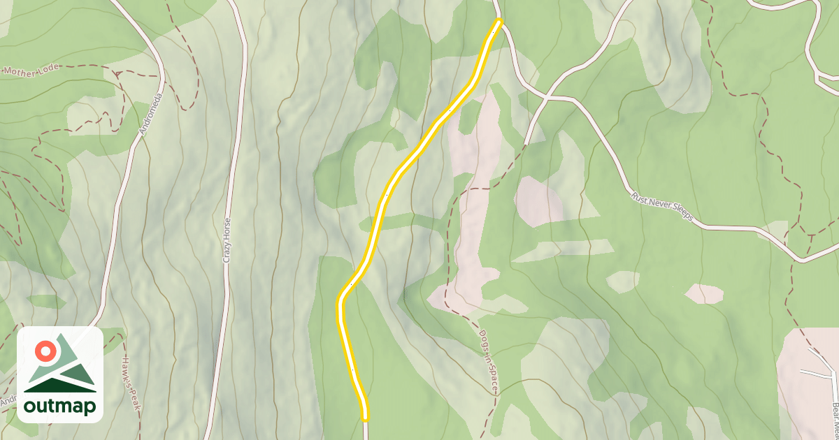 Map of Crazy Horse