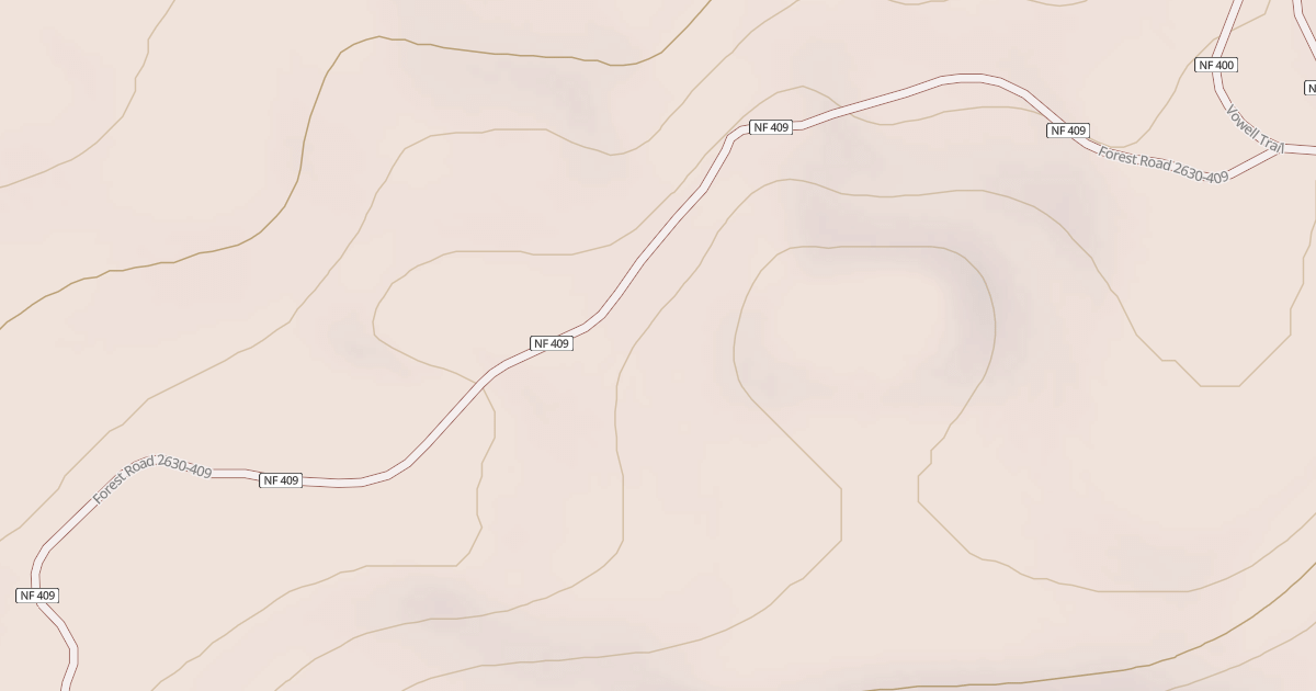Map preview of USFS National Forest System Roads {201D7143-A914-4632-8693-7B21AC8FA5D2}