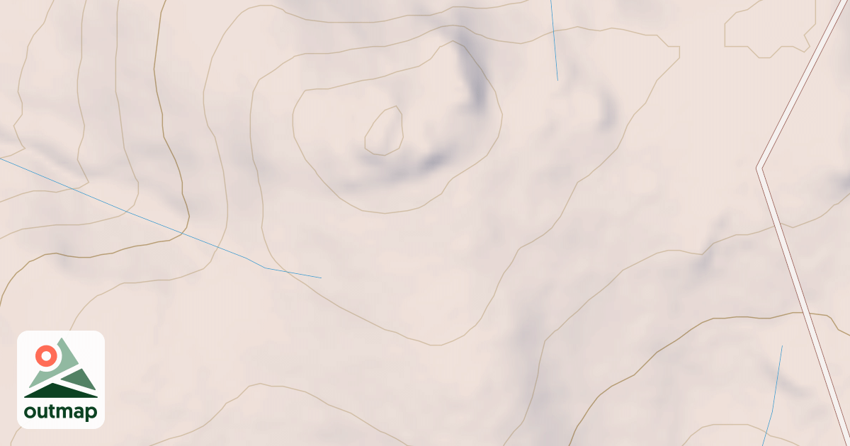 Map of COQUETTE CREEK SPUR A