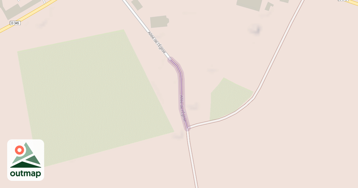 Map of Allée de l'Église