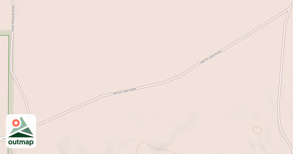 Map of MIRROR LAKE