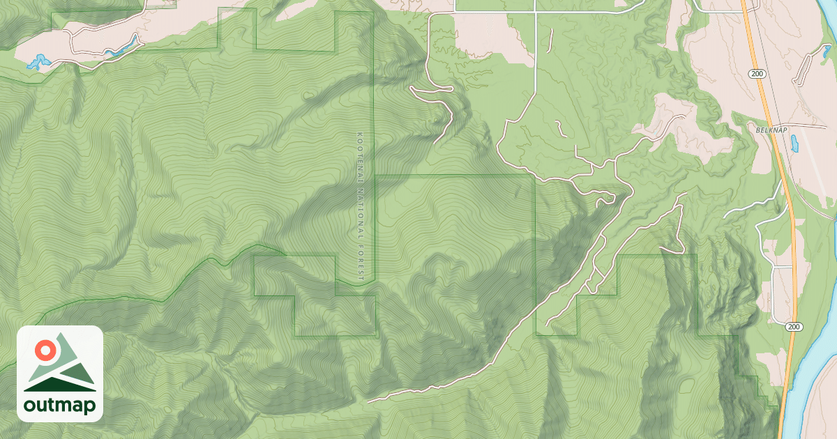 Map of MOSQUITO CREEK