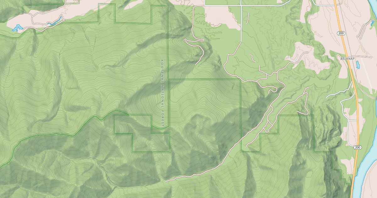 Map preview of MOSQUITO CREEK