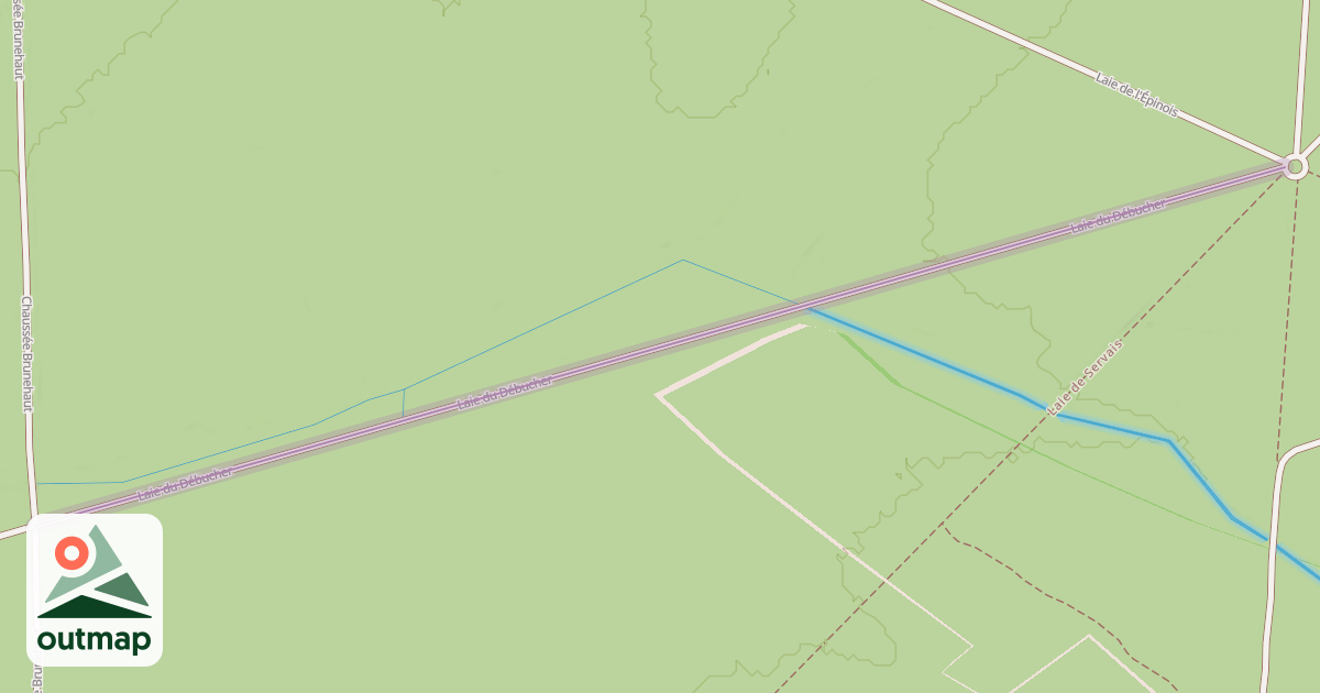 Map of Laie du Débucher