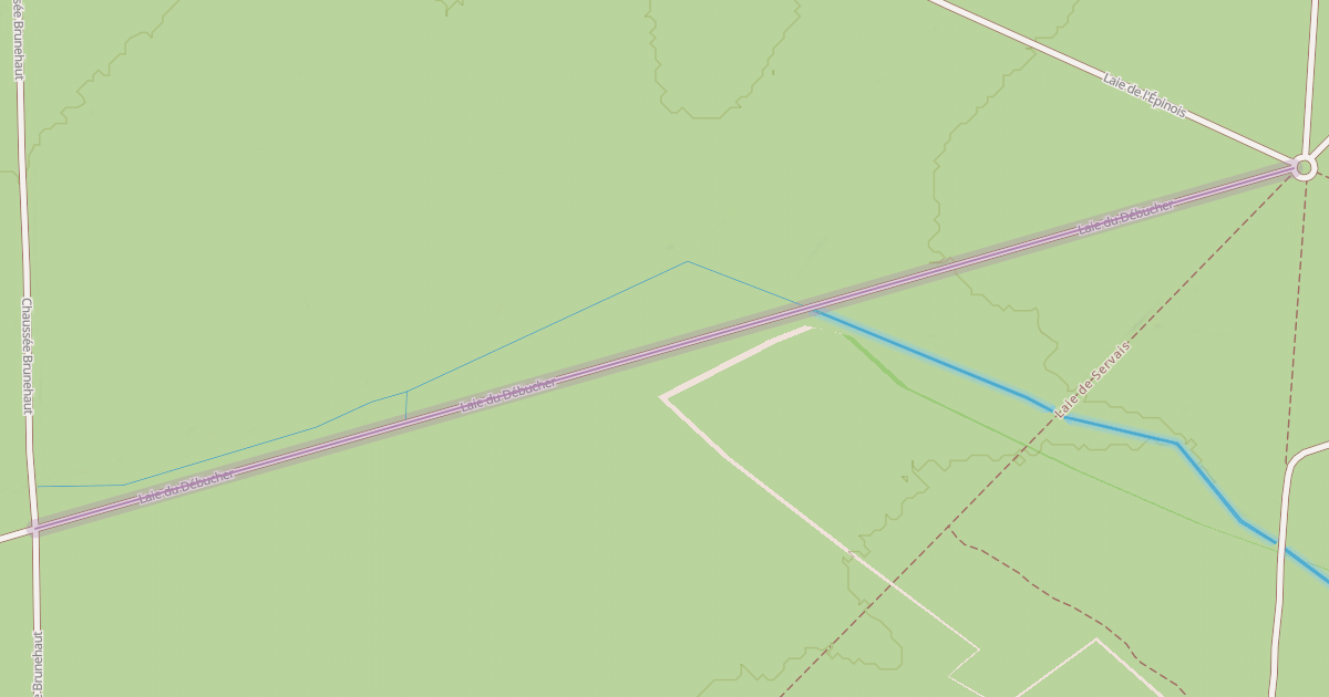 Map preview of Laie du Débucher
