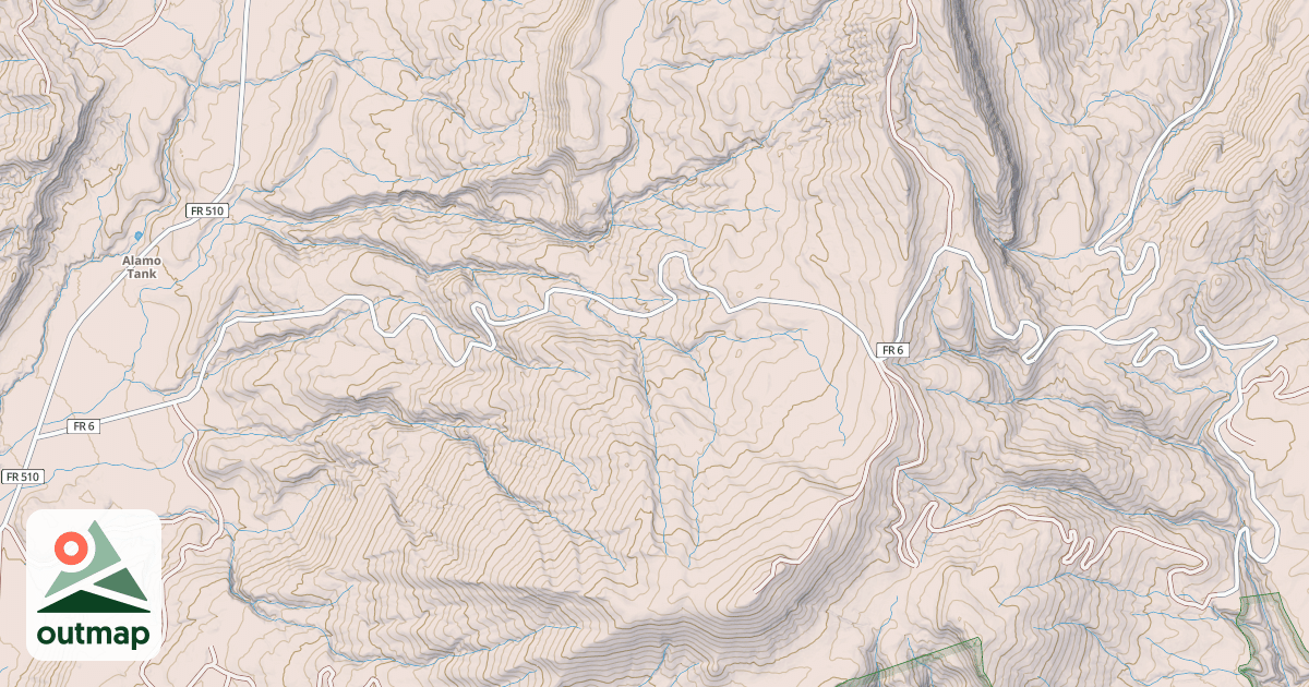 Map of GALLINA MOUNTAIN