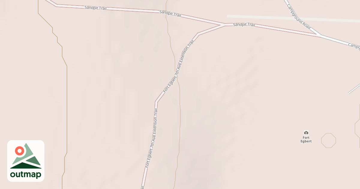 Map of Fort Egbert 7th Ave Extension Trail