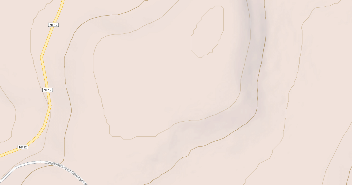 Map preview of USFS National Forest System Roads {97103507-DC15-4466-BE5D-24E637D575FD}