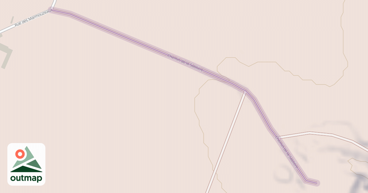 Map of Chemin de la Sablière