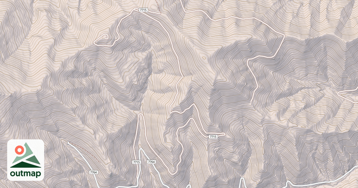 Map of NORTH SIDE ROCK CREEK