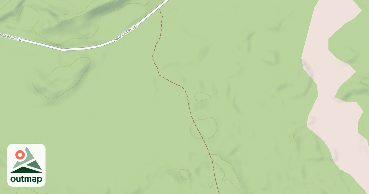 Map of FR 622A