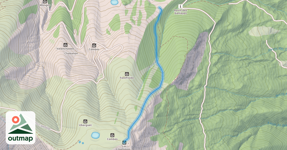 Map of Les Ganiayes Rouges
