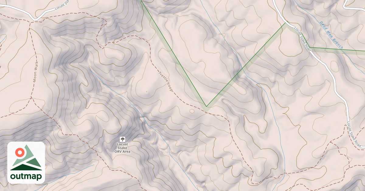 Map of Trestle Loop