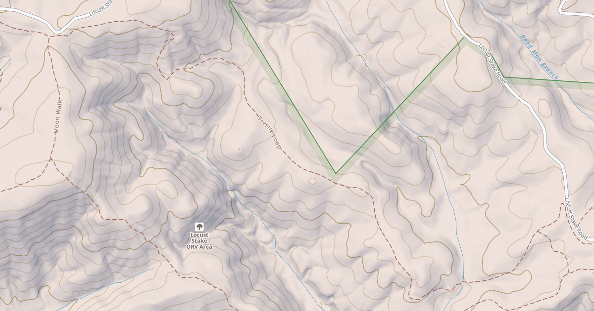 Map preview of Trestle Loop