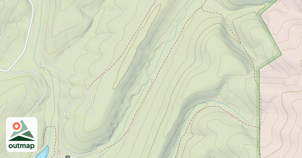 Map of Shawnee State Park Trails