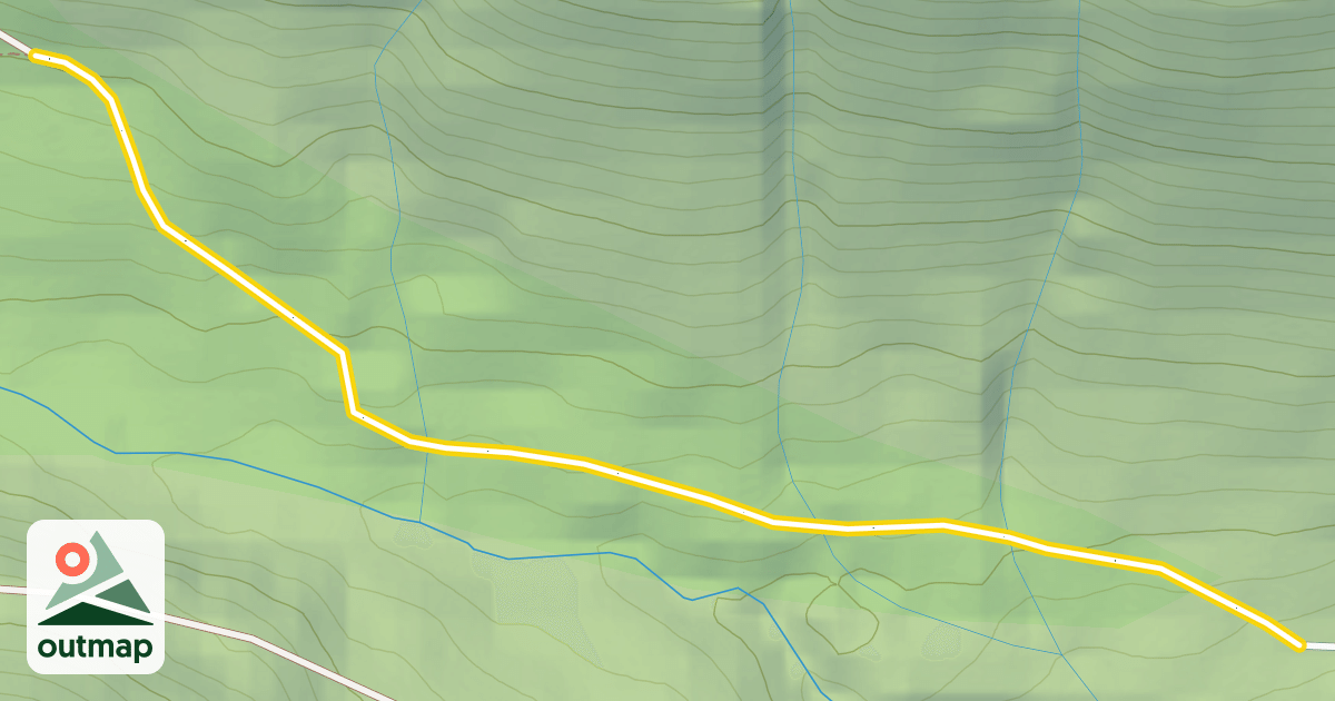 Map of 4 Corner to CB (End of trees)