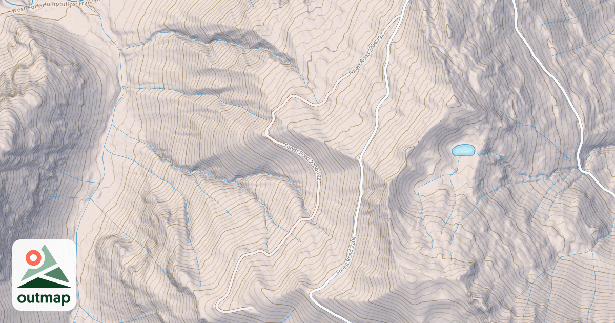 Map of USFS Motor Vehicle Use Map Roads {9922F32A-4BE2-471C-8DA9-89DA3ACA5E66}