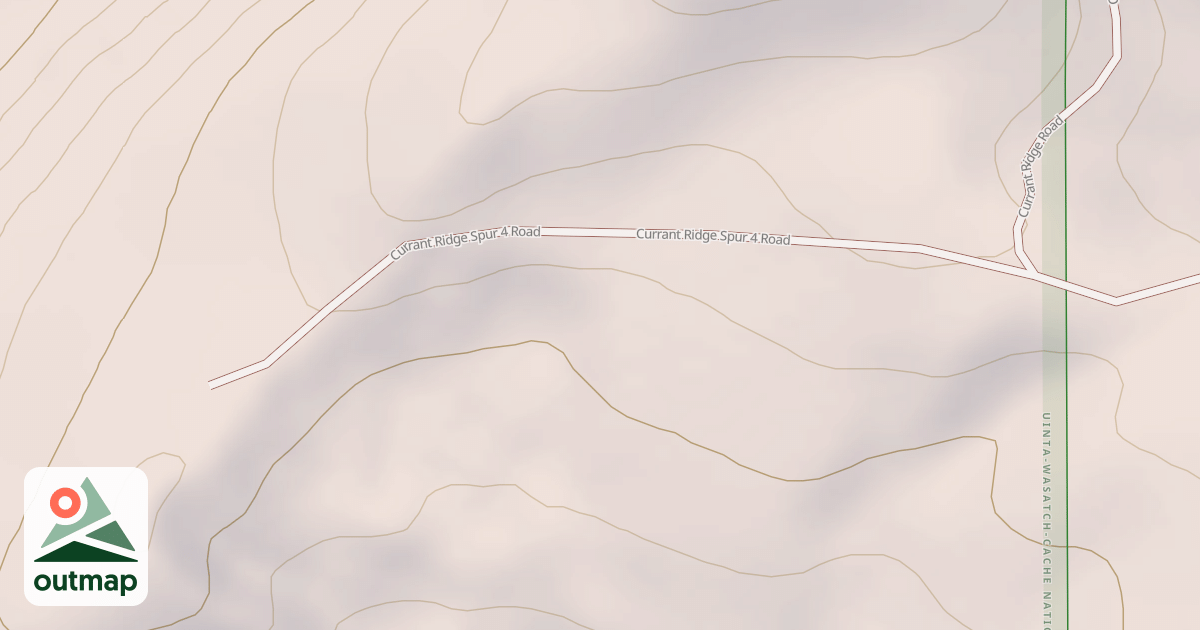 Map of CURRANT RIDGE SPUR 4