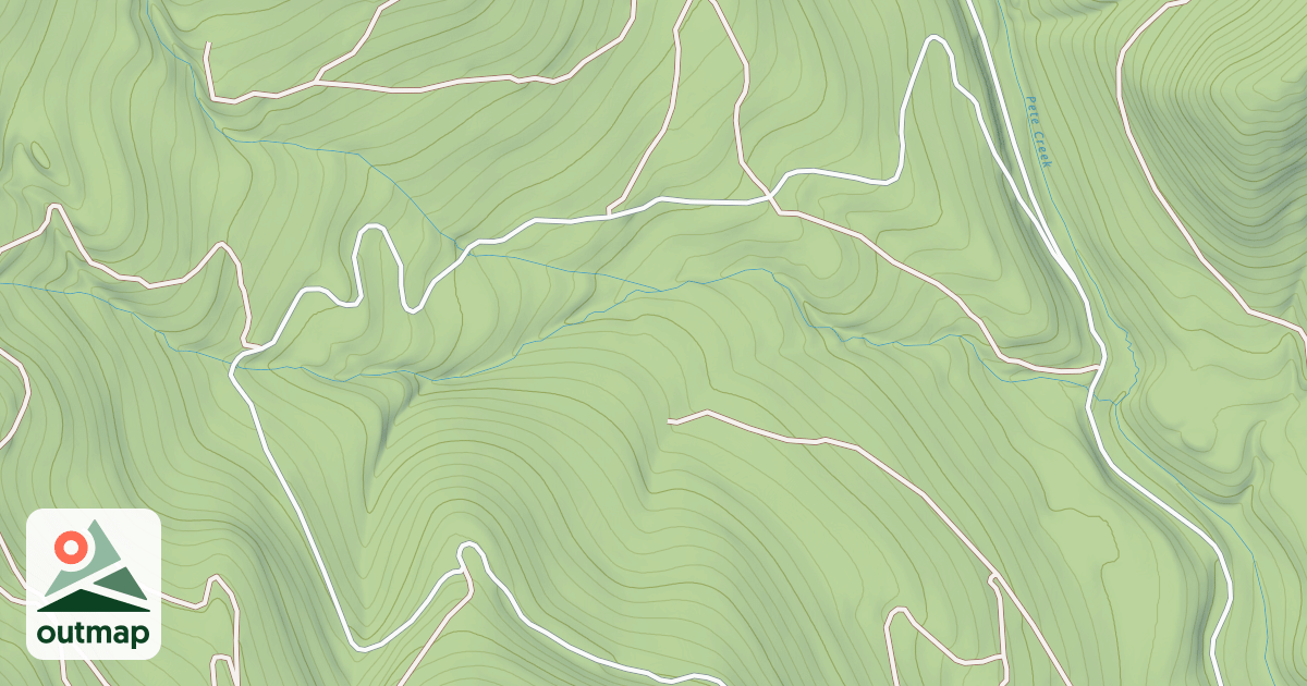 Map of BEETLE CREEK SNOWMOBILE