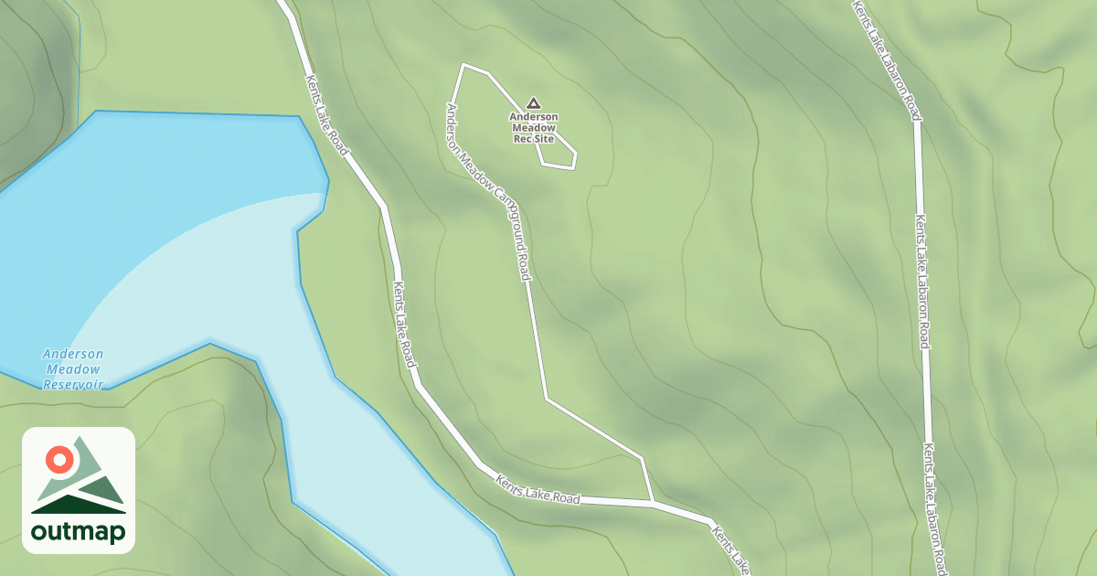 Map of ANDERSON MEADOW C G