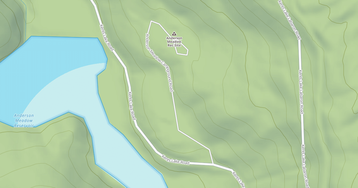 Map preview of ANDERSON MEADOW C G