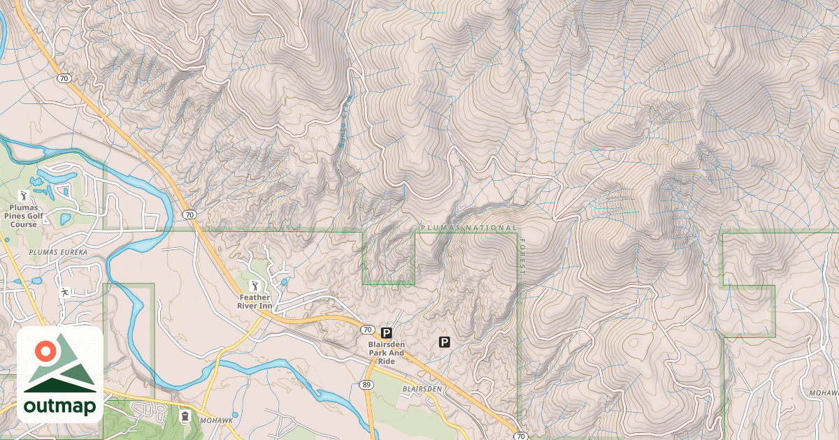 Map of BONTA CREEK