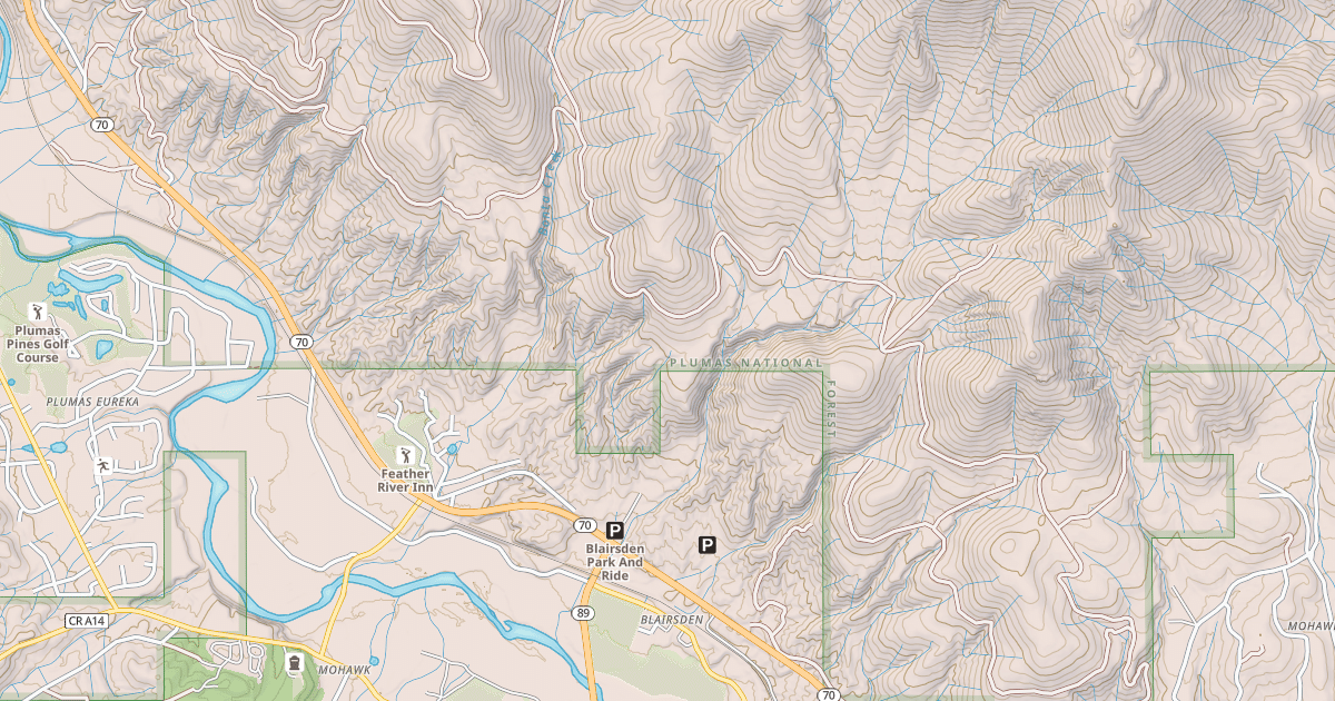 Map preview of BONTA CREEK