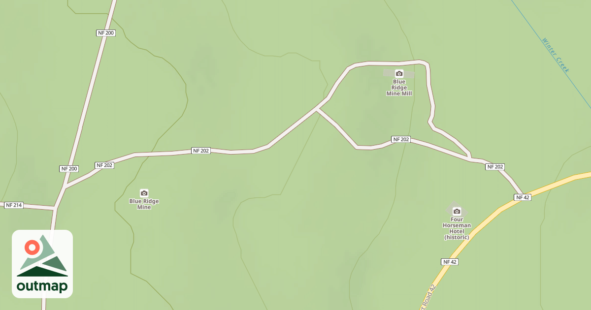 Map of USFS Motor Vehicle Use Map Roads {63A64C11-3228-4759-8D87-00FE934B55E2}