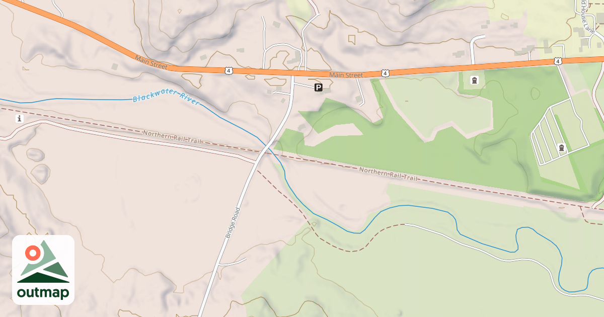Map of Northern Rail Trail