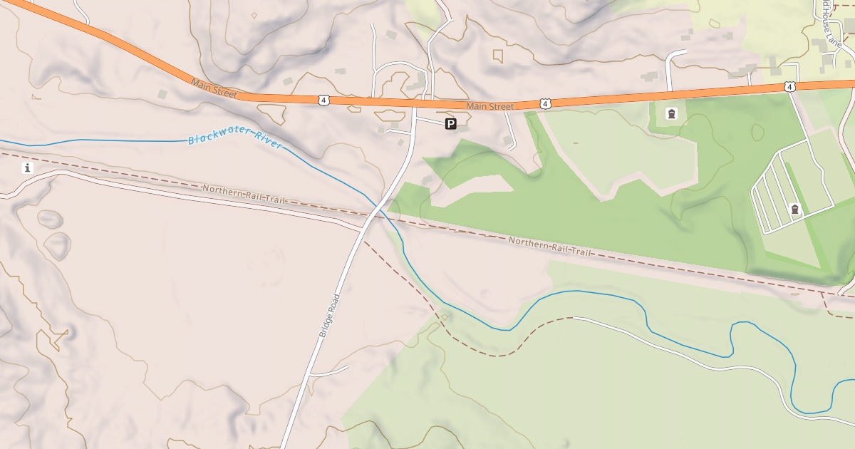 Map preview of Northern Rail Trail