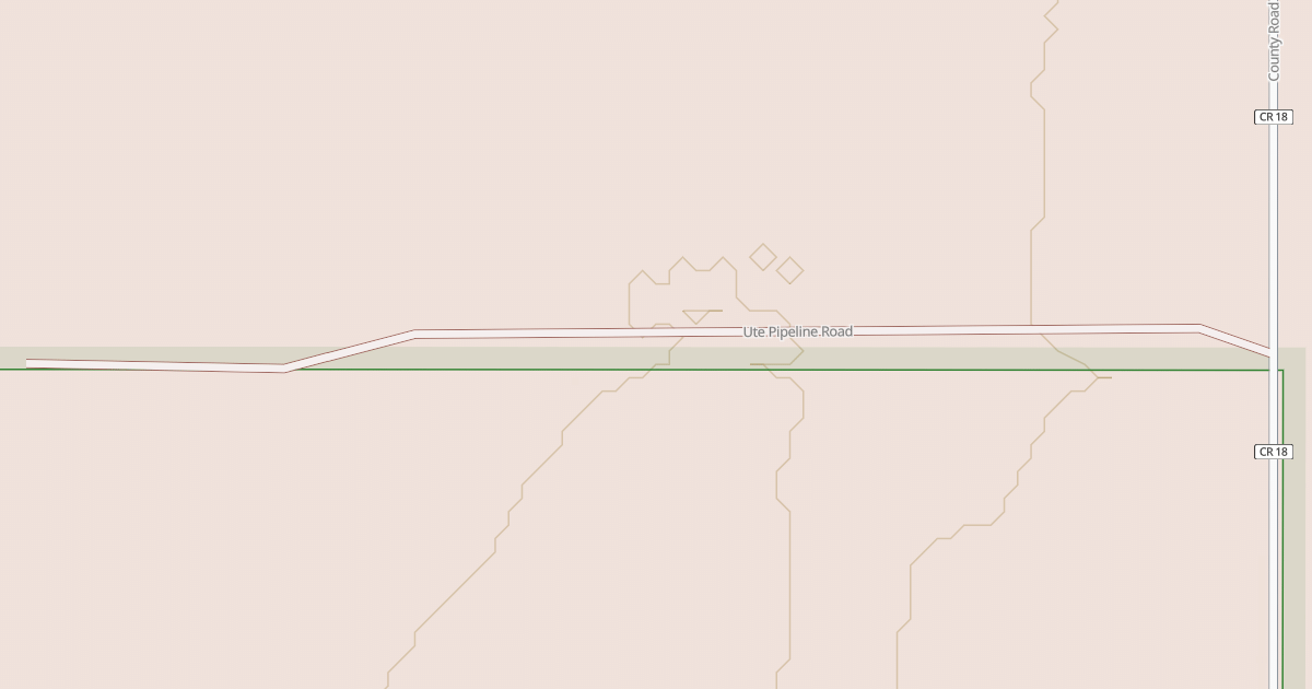Map preview of UTE PIPELINE