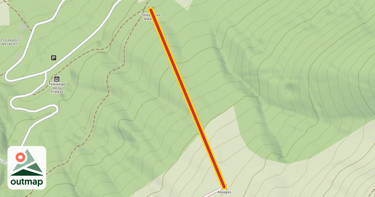 Map of Alpages