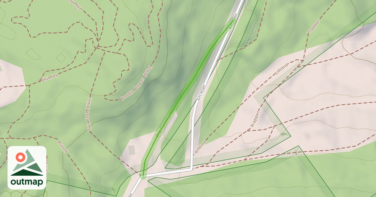 Map of Old Faithful