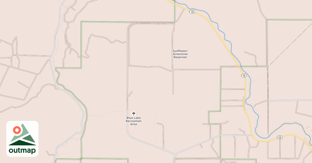 Map of HOWLETT BAYOU ROAD