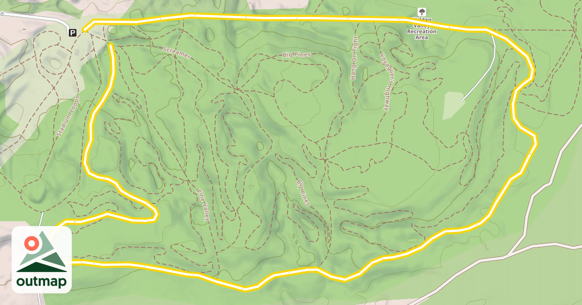 Map of Bambas Loop