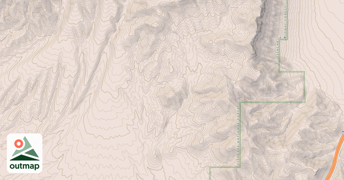 Map of MUD SPRINGS