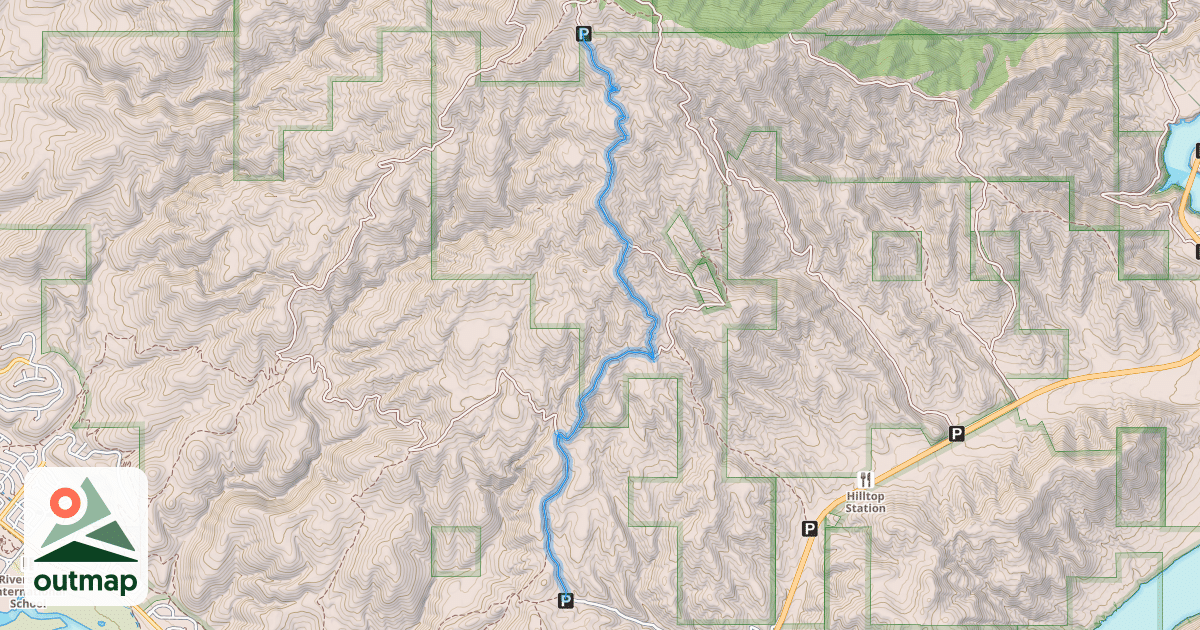 Map of #E Route E Shaw Mountain Road