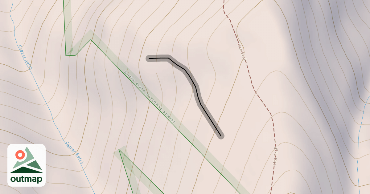 Map of Gent's Ridge