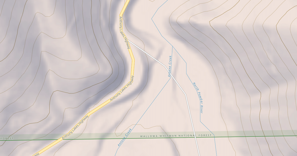 Map preview of USFS National Forest System Roads {77D67E9B-6EC7-4417-AC75-584EA05871A0}