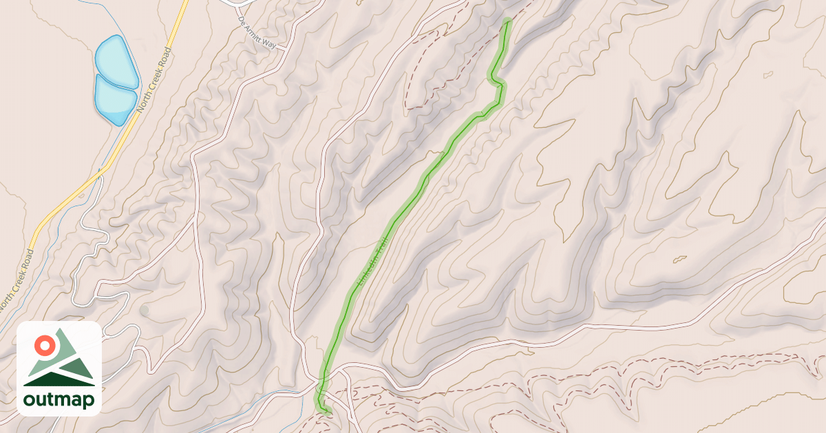 Map of LinkedIn Trail