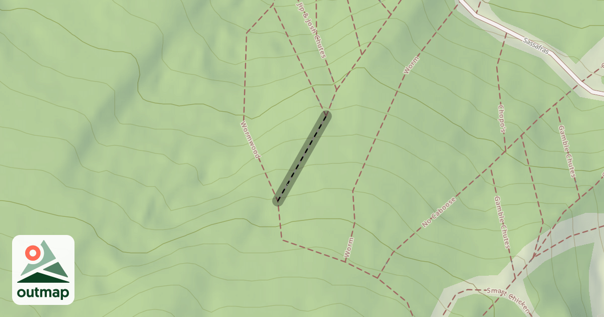 Map of Jip & Josh Chutes