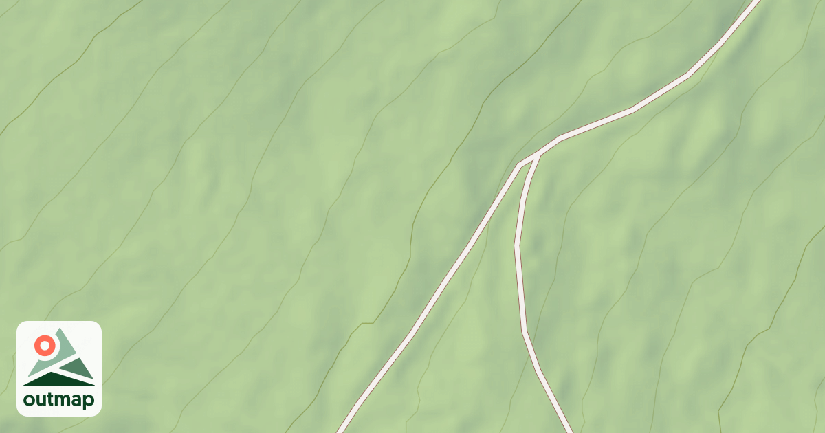 Map of GULF BROOK SPUR
