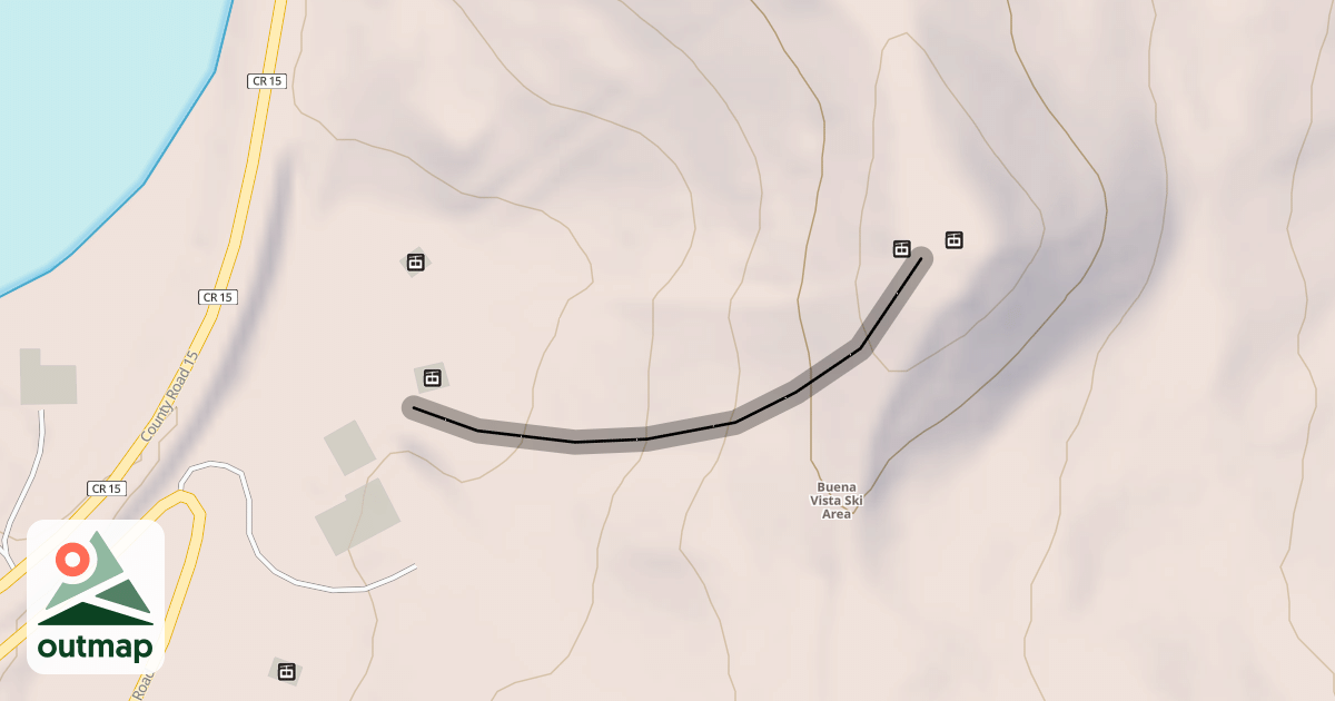 Map of Continental Divide