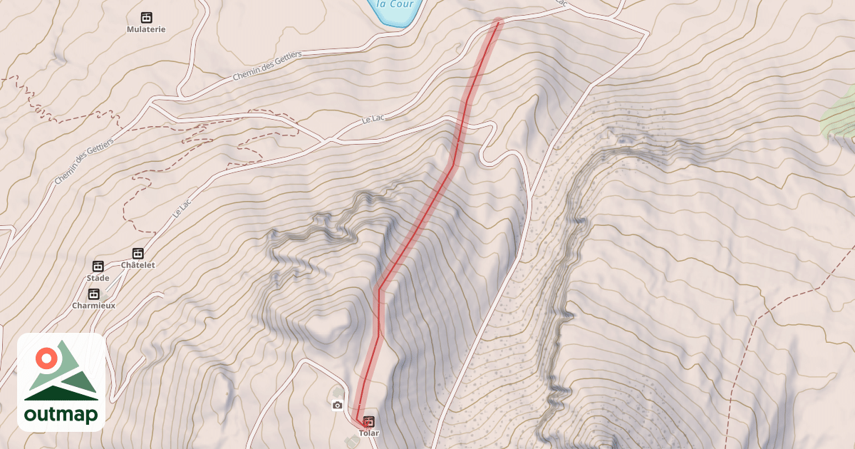 Map of Couloir de la Sonnerie