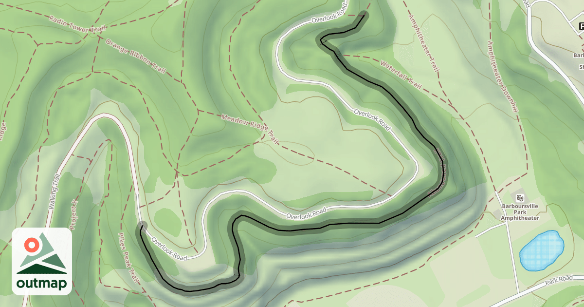 Map of Abandoned Trail